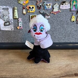Disney Ursula Bag Strap Plush Cutie Cuff Villains Bag Charm Little Mermaid